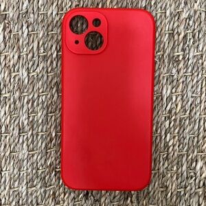 Red Silicone iPhone 13 Case